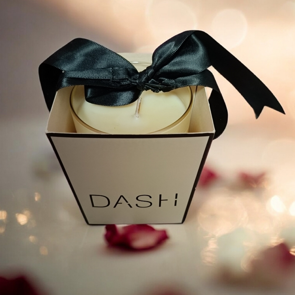 🍀4/$19🍀🖤DASH Tangerine Vanilla Cream Candle with box